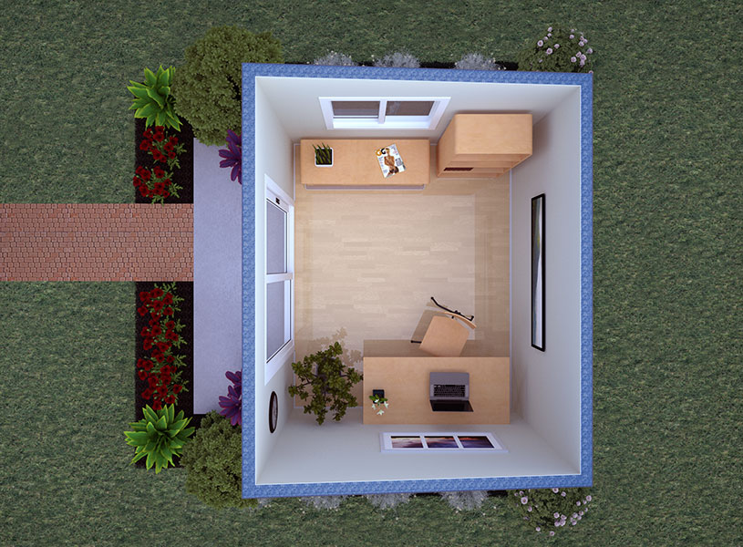 The Eyre kit home floorplan image